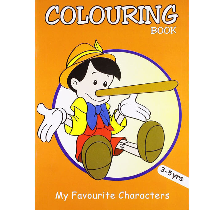 Buy Colouring Book: My Favourite Characters (Orange) (Colouring Books)