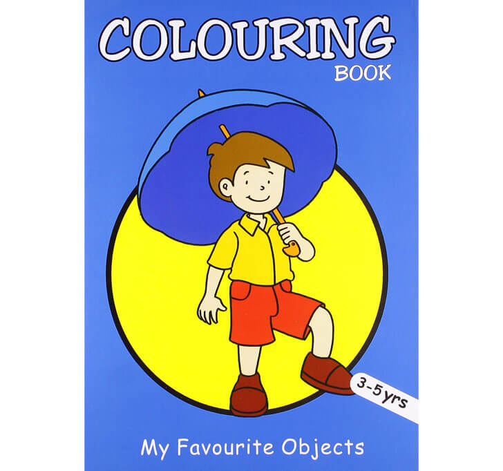 Colouring Book: My Favourite Objects (Blue) (Colouring Books)