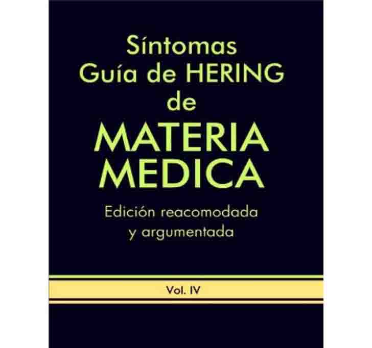 Buy SINTOMAS GUIA DE HERING DE MATERIA MEDICA 4