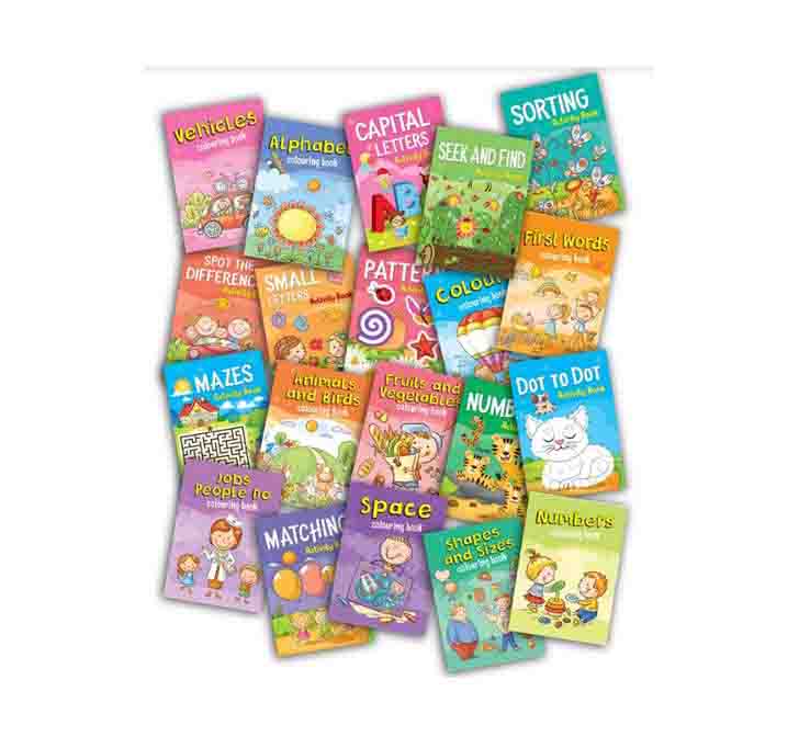 Buy Set Of 20 Colouring & Activity Books Product Bundle