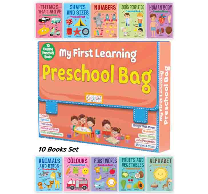 Buy My First Learning Preschool Bag - Set Of 10 Exciting Preschool Books Product Bundle – 1 January 2019