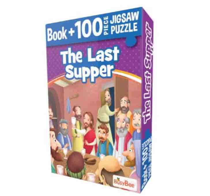 Buy Popcorn Games & Puzzles The Last Supper - Book + 100 Pieces Jigsaw Puzzle