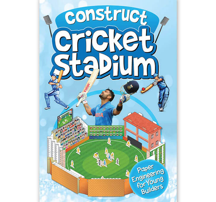 Buy Cricket Stadium - 3D Paper Construction Model For Kids