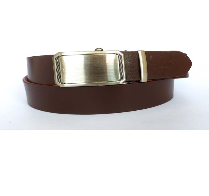 Buy Cabretta Geniune Leather Free Size Stylish Belt For Men And Boys With Autolock Buckle 35MM (Belt Waist Size - 34) (CBABL2)