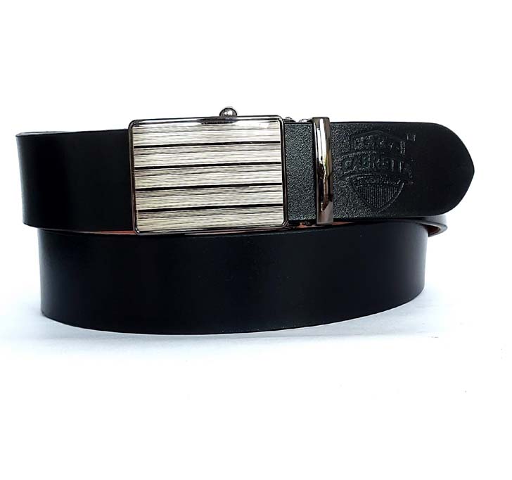 Buy Cabretta Geniune Leather Free Size Stylish Belt For Men And Boys With Autolock Buckle 35MM (Belt Waist Size - 34) (CBABL11)