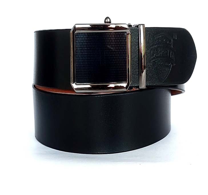Buy Cabretta Geniune Leather Free Size Stylish Belt For Men And Boys With Autolock Buckle 35MM (Belt Waist Size-36) (CBABL8)