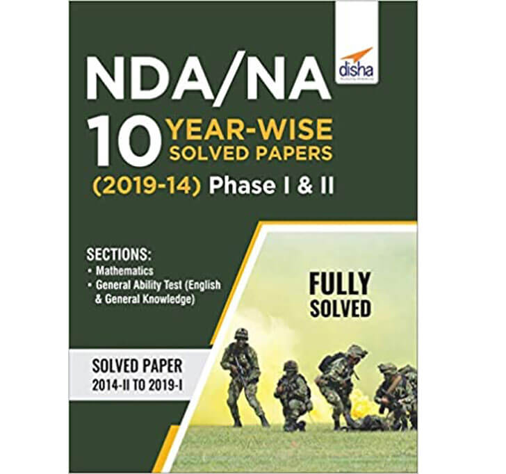 Buy NDA/ NA 10 Year-wise Solved Papers (2019 - 14) Phase I & II