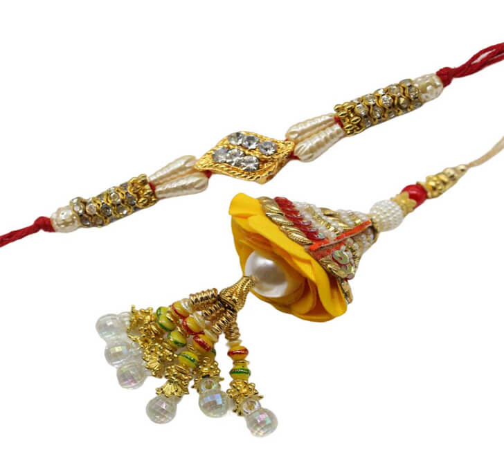 Buy Traditional Lumba Pair Rakhi Set