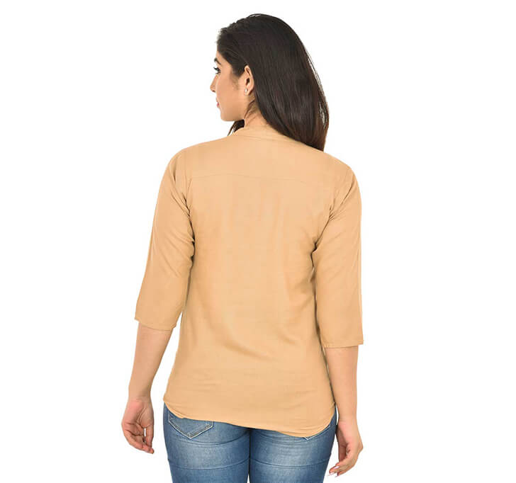 V-Neck Chiku Regular Top