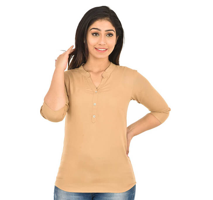 Buy V-Neck Chiku Regular Top