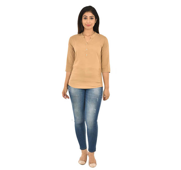 Buy V-Neck Chiku Regular Top