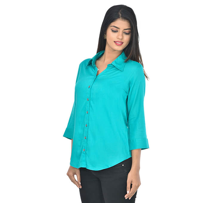 Buy Sky Blue Casual Regular Shirt