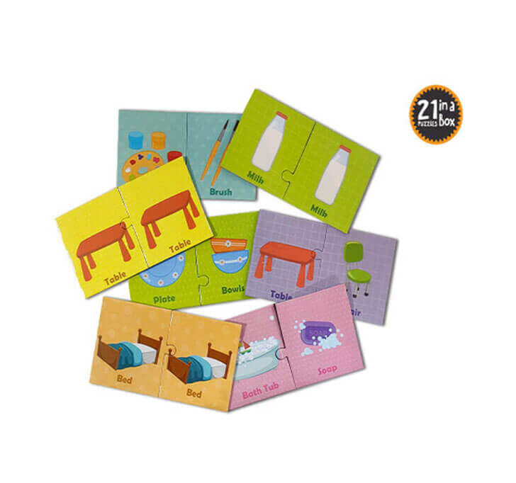 Things Around US - 2 Piece Self Correcting Puzzles