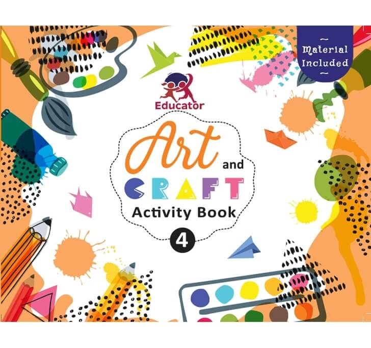 Buy Art And Craft Activity Book 4 With Free Craft Material