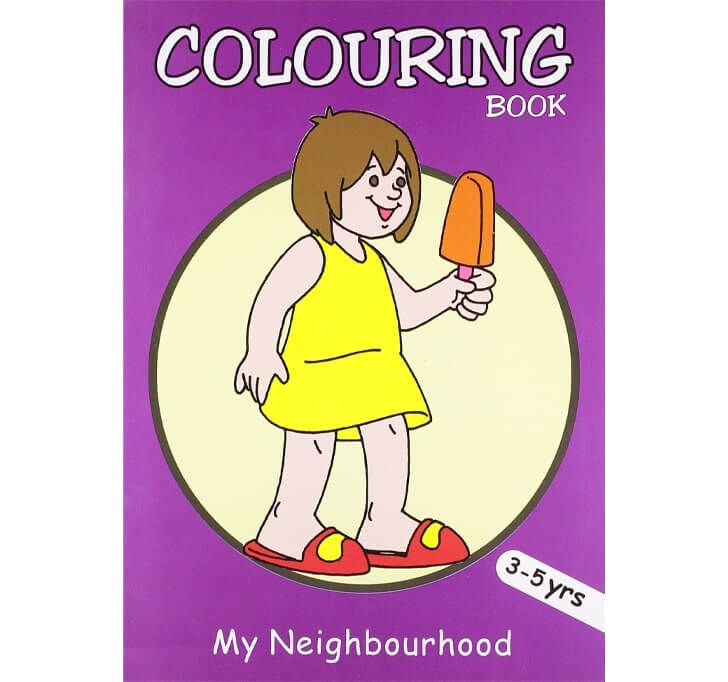 Buy Colouring Book: My Neibourhood (Purple)