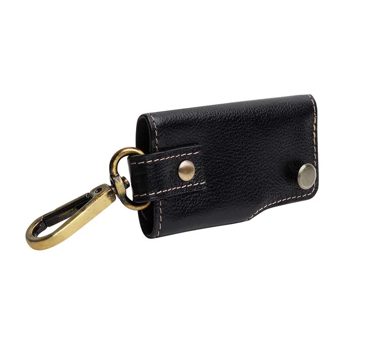 Leather Key Chain (Black Color)