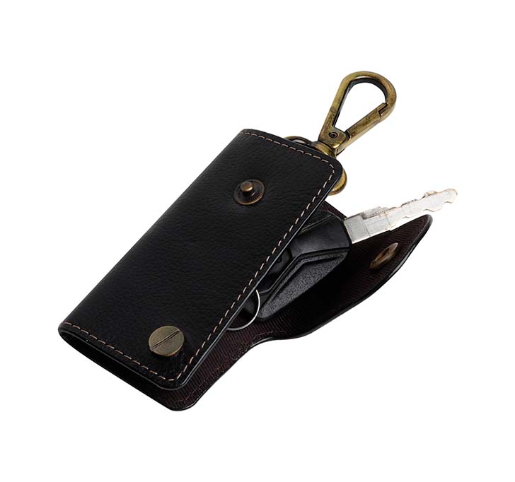 Buy Leather Key Chain (Black Color)