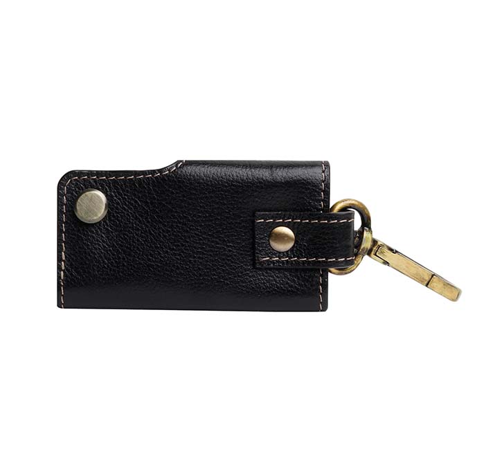 Leather Key Chain (Black Color)