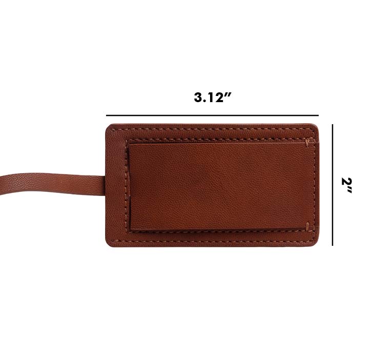 Buy Leather Luggage Tag Holder