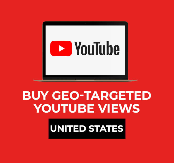 Buy GEO-targeted YouTube Views  (US)