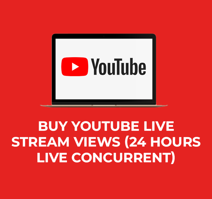 Buy YouTube Live Stream (24 Hours Live CONCURRENT)