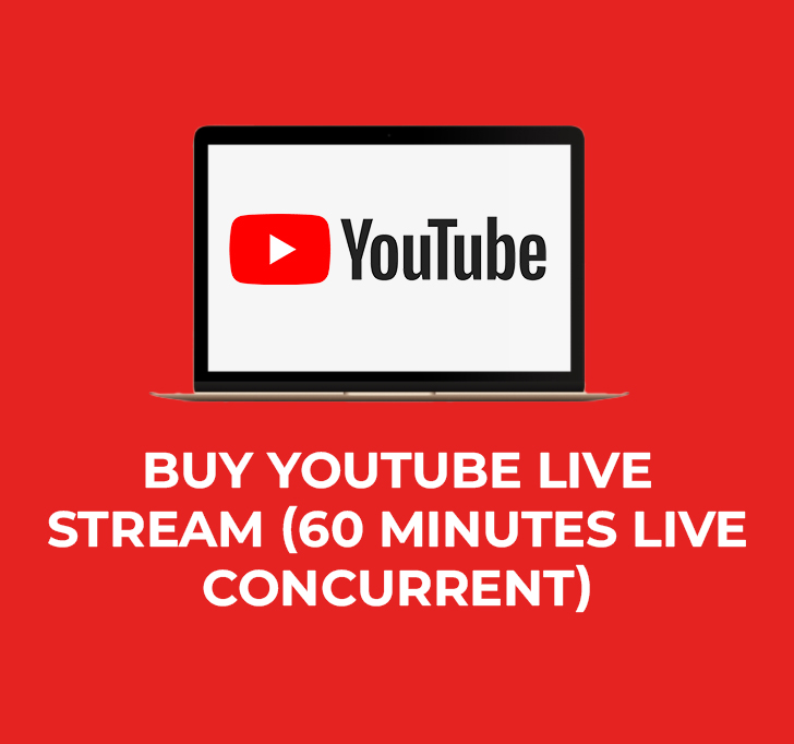Buy YouTube Live Stream Views (For 60 Minutes)