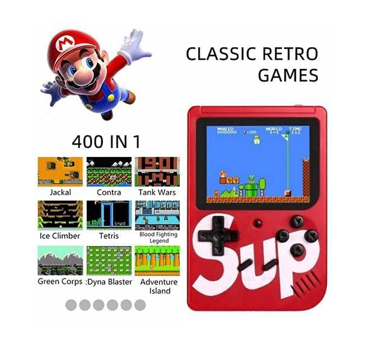 400 In 1 Sup Game Box Rechargable Console/Led Screen/Retro Classic Gaming Console (Multi-Color) (Color Depends On Availability)