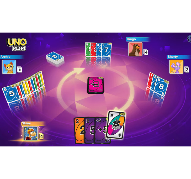 Buy UNO Playing Card Game For 7 Yrs And Above For Adult, Set Of 108 Cards Kid Games U.n.o Flip Side Card Game, Multi Color