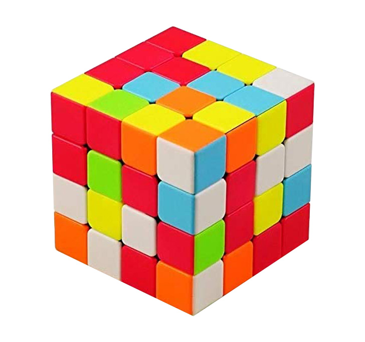 Rubik Speed Cube Smooth Turning For Faster Movements (Magic Speedy Stress Buster Brainstorming Puzzle) (1 Pcs)