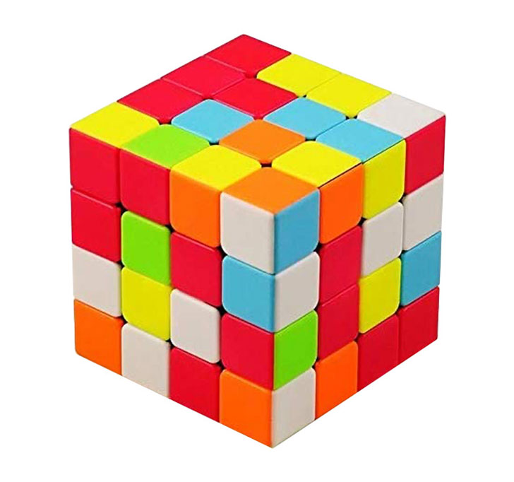Rubik Speed Cube Smooth Turning For Faster Movements (Magic Speedy Stress Buster Brainstorming Puzzle) (1 Pcs)