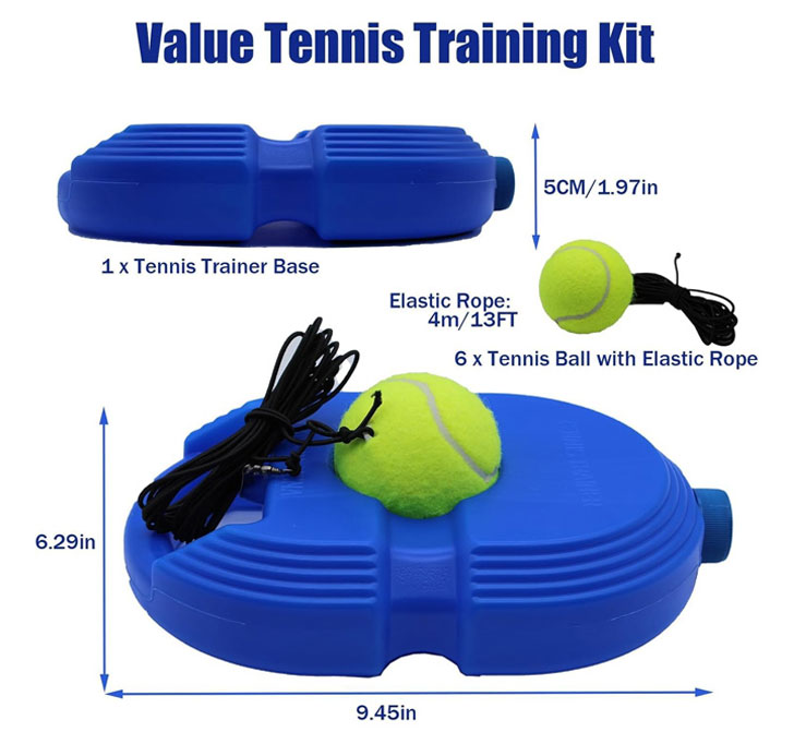 Buy Self Tennis Practice Ball With String, Tennis Trainer Rebound Ball For Boys & Girls, Convenient Solo Tennis Training Gear Set, Self-Practice Tennis Set