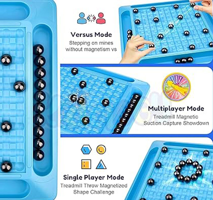 Buy Kidology Upgraded Magnetic Chess Toy With 20 Magnets | Family Fun & Strategy Board Game | Develop Intelligence | Party Game For Kids & Adults | Table Top Puzzle Game | Parent Child Interaction Toy