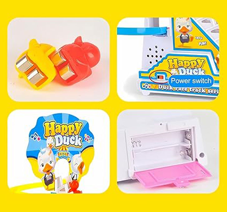 Buy Set Toys For Kids -Storio Duck Slide Track  Ducklings Stair Climbing Toys For Kids, Escalator Toy With Lights And Music With 3 Ducks