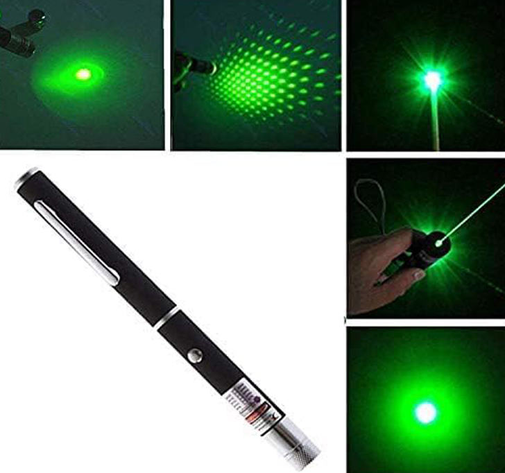 Buy Ultra Powerful Green Laser Pointer Pen, 1000 FT Range With Adjustable Cap For Presentation, Long Range Laser Beam With Extra Disco Light Effect, Ideal For Project Design And Professional Use