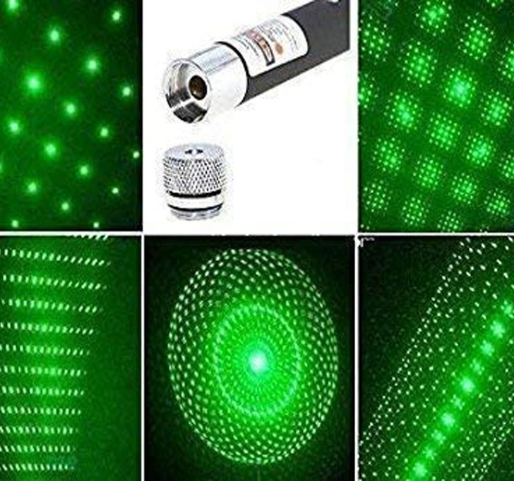 Buy Ultra Powerful Green Laser Pointer Pen, 1000 FT Range With Adjustable Cap For Presentation, Long Range Laser Beam With Extra Disco Light Effect, Ideal For Project Design And Professional Use