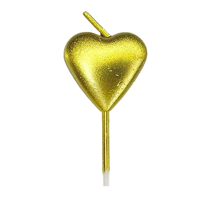 Buy Heart Golden Candles For Love, Birthday Cake Candles, Wedding/Party Supplies/Heart Themed Birthday Cake Candles Candle For Birthday DecorationHeart Candle/Golden Heart Candles For Love/Birthday Cake Candles, Wedding/Party Supplies/Heart Themed Birthday Cake Candles For Birthday Decoration