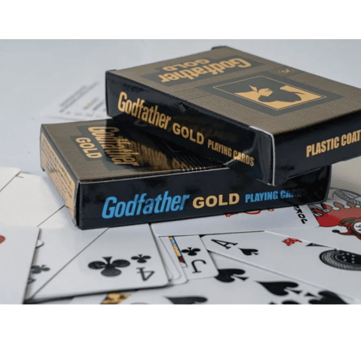 Buy God Father Plastic Playing Cards (Set Of 2)